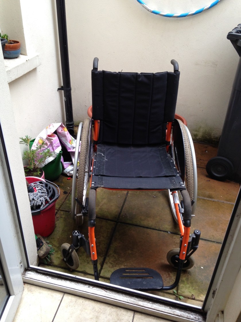  My old Quickie. Sold at a silly price. No anti tips.  The year of living dangerously&nbsp; 